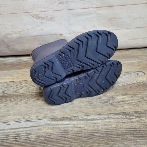 Rain boots  By Totes slip on comfort Women's Size 4 - 5 blue - Picture 8 of 9